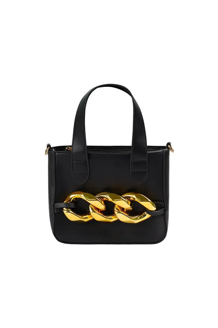 Bag with metal chain